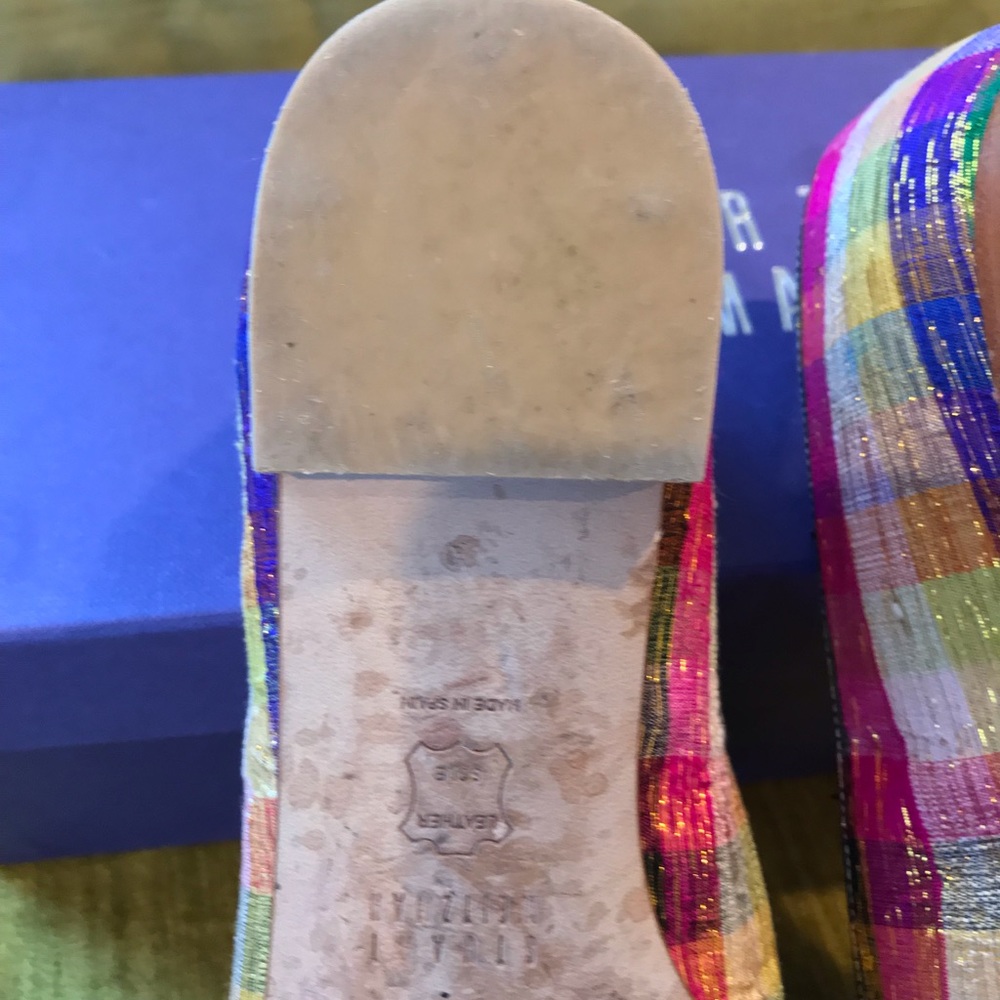 Stuart Weitzman- Railto Tibsel Silk size 5.5 - Picture 8 of 8